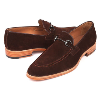 Paul Parkman 64HB36 Brown Suede Horsebit Loafers (PM6217)
