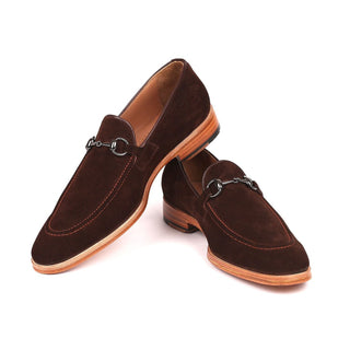 Paul Parkman 64HB36 Brown Suede Horsebit Loafers (PM6217)