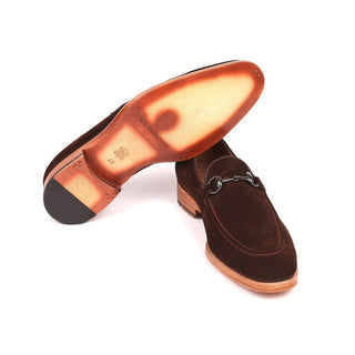 Paul Parkman 64HB36 Brown Suede Horsebit Loafers (PM6217)