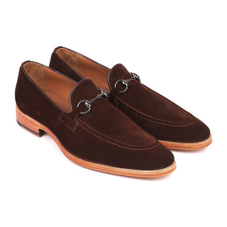 Paul Parkman 64HB36 Brown Suede Horsebit Loafers (PM6217)