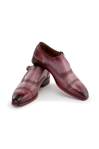 Paul Parkman 65 Calf-Skin Leather Single Monk-Strap (PM6275)-AmbrogioShoes