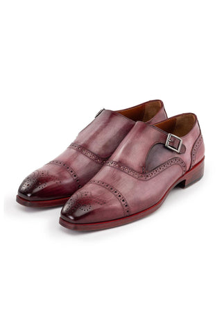 Paul Parkman 65 Calf-Skin Leather Single Monk-Strap (PM6275)-AmbrogioShoes
