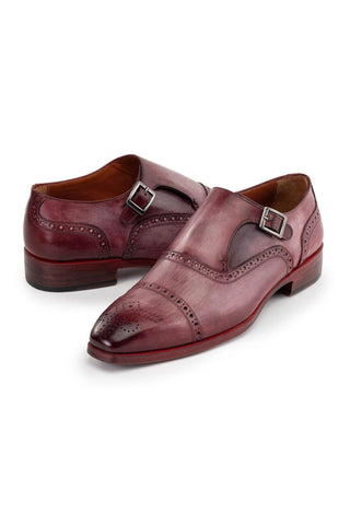 Paul Parkman 65 Calf-Skin Leather Single Monk-Strap (PM6275)-AmbrogioShoes
