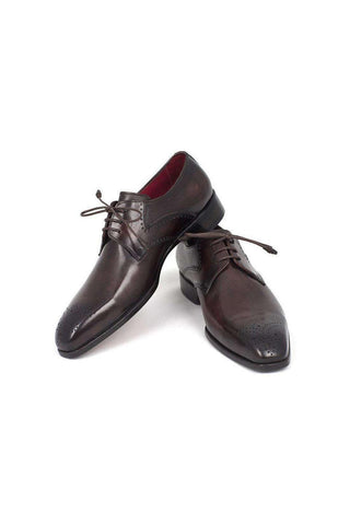 Paul Parkman 6584 Calf-Skin Leather Medallion Toe Derby (PM6274)-AmbrogioShoes