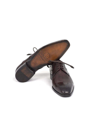 Paul Parkman 6584 Calf-Skin Leather Medallion Toe Derby (PM6274)-AmbrogioShoes