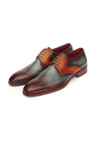 Paul Parkman 6584 Calf-Skin Leather Medallion Toe Derby (PM6274)-AmbrogioShoes