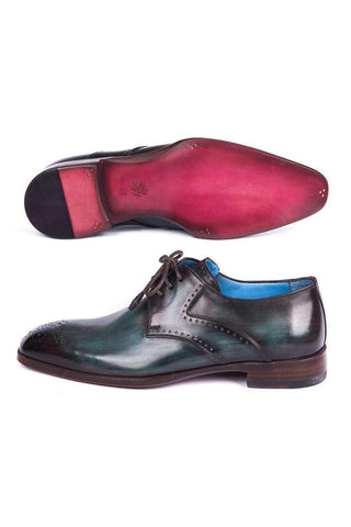 Paul Parkman 6584 Calf-Skin Leather Medallion Toe Derby (PM6274)-AmbrogioShoes