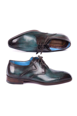 Paul Parkman 6584 Calf-Skin Leather Medallion Toe Derby (PM6274)-AmbrogioShoes