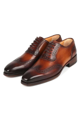 Paul Parkman 6819 Leather Goodyear Welted Wingtip Oxfords (PM6450)