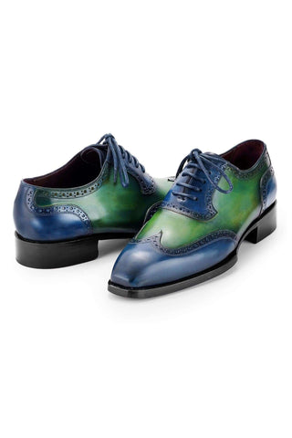 Paul Parkman 6819 Leather Goodyear Welted Wingtip Oxfords (PM6450)