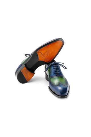 Paul Parkman 6819 Leather Goodyear Welted Wingtip Oxfords (PM6450)