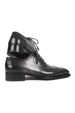 Paul Parkman 6819 Men's Handmade Shoes Calf-Skin Leather Goodyear Welted Wingtip Oxfords (PM6450)-AmbrogioShoes