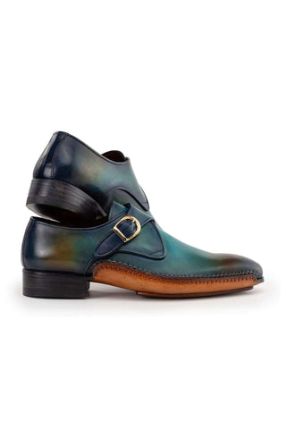 Paul Parkman 69V7U Leather Single Monk-Strap (PM6455)