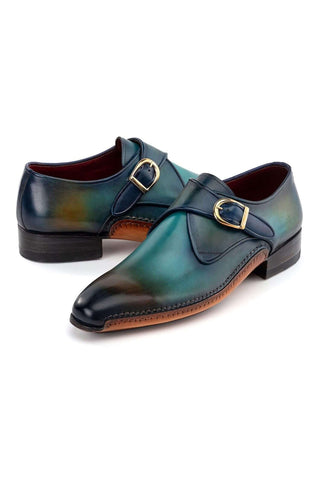 Paul Parkman 69V7U Leather Single Monk-Strap (PM6455)