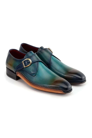Paul Parkman 69V7U Leather Single Monk-Strap (PM6455)
