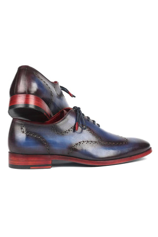Paul Parkman 741 Calf-Skin Leather Wing-Tip Whole Cut Oxfords (PM6386)-AmbrogioShoes