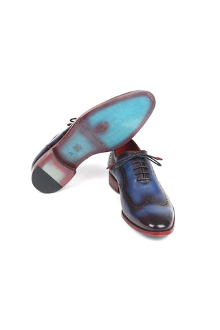 Paul Parkman 741 Leather Wing-Tip Whole Cut Oxfords (PM6386)-AmbrogioShoes