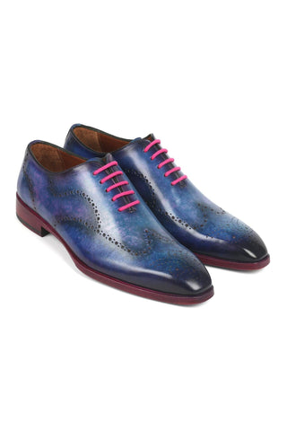 Paul Parkman 741 Leather Wing-Tip Whole Cut Oxfords (PM6386)-AmbrogioShoes