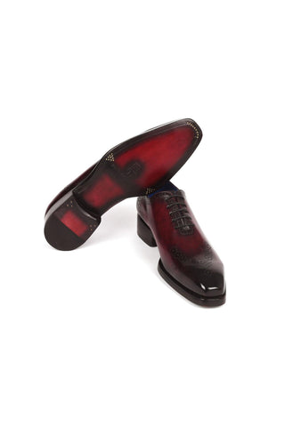Paul Parkman 7614 Calf-Skin Leather Whole Cut Oxfords (PM6387)-AmbrogioShoes