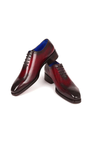 Paul Parkman 7614 Calf-Skin Leather Whole Cut Oxfords (PM6387)-AmbrogioShoes