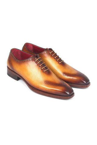 Paul Parkman 7614 Calf-Skin Leather Whole Cut Oxfords (PM6387)-AmbrogioShoes