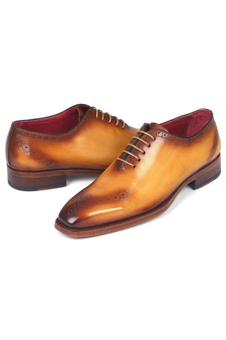 Paul Parkman 7614 Calf-Skin Leather Whole Cut Oxfords (PM6387)-AmbrogioShoes