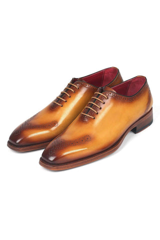 Paul Parkman 7614 Calf-Skin Leather Whole Cut Oxfords (PM6387)-AmbrogioShoes