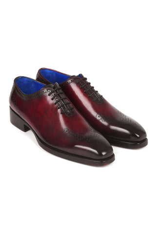 Paul Parkman 7614 Calf-Skin Leather Whole Cut Oxfords (PM6387)-AmbrogioShoes
