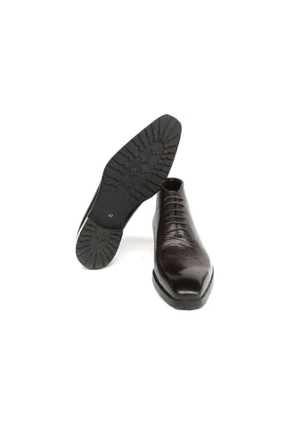 Paul Parkman 793BRW82 Brown Floater Leather Ankle Boots (PM6417)-AmbrogioShoes