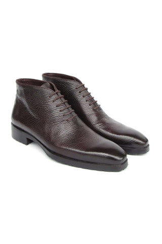 Paul Parkman 793BRW82 Brown Floater Leather Ankle Boots (PM6417)-AmbrogioShoes