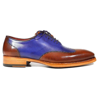 Paul Parkman 81 Men's Shoes Welted Calf-Skin Leather Wing-Tip Oxford (PM3003)-AmbrogioShoes