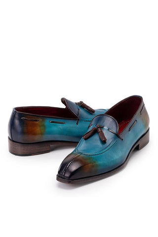 Paul Parkman 8135 Men's Split Toe Leather Tassel Loafer (PM6488)