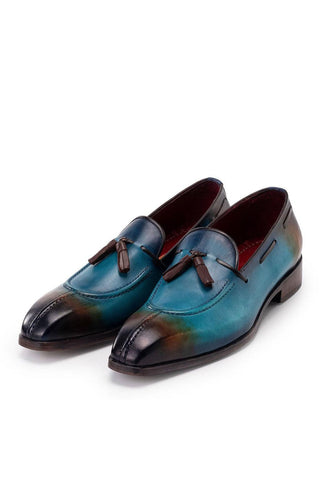 Paul Parkman 8135 Men's Split Toe Leather Tassel Loafer (PM6488)
