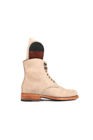 Paul Parkman 824 Green Nubuck Leather Goodyear Welted Boots (PM6342)-AmbrogioShoes