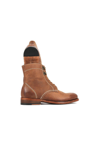 Paul Parkman 824 Green Nubuck Leather Goodyear Welted Boots (PM6342)-AmbrogioShoes