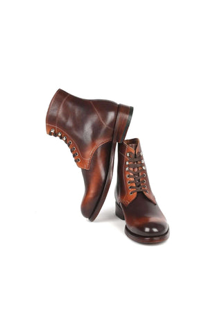 Paul Parkman 824 Leather Derby Boots (PM6334)-AmbrogioShoes