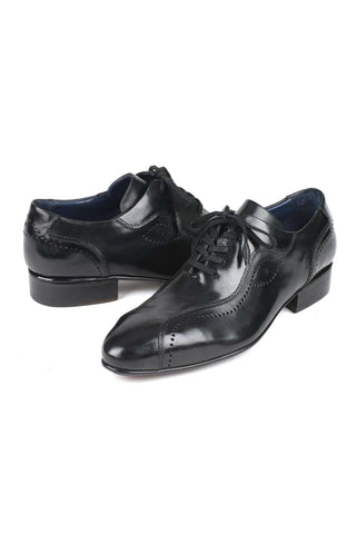 Paul Parkman 84654 Men's Handmade Shoes Calf-Skin Leather Lace-Up Oxford (PM6458)-AmbrogioShoes