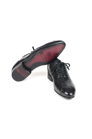 Paul Parkman 84654 Men's Handmade Shoes Calf-Skin Leather Lace-Up Oxford (PM6458)-AmbrogioShoes