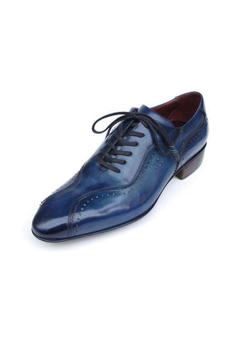 Paul Parkman 84654 Men's Handmade Shoes Calf-Skin Leather Lace-Up Oxford (PM6458)-AmbrogioShoes