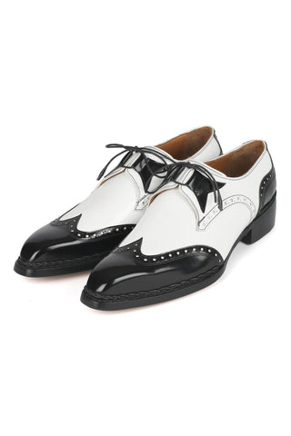 Paul Parkman 8505 Calf-Skin Leather Norwegian Welted Wingtip Derby (PM6446)-AmbrogioShoes