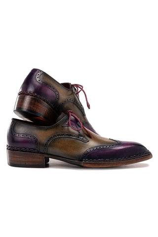 Paul Parkman 8505 Calf-Skin Leather Norwegian Welted Wingtip Derby (PM6446)-AmbrogioShoes
