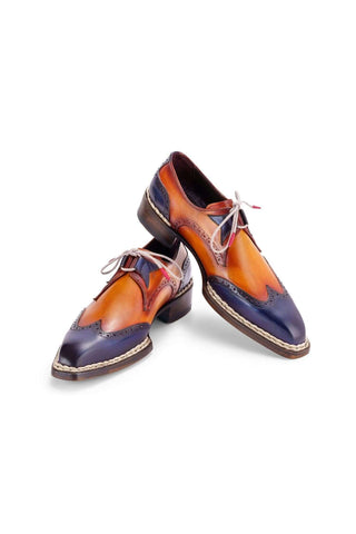 Paul Parkman 8505 Leather Norwegian Welted Wingtip Derby (PM6446)