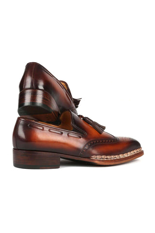 Paul Parkman 8507 Leather Norwegian Welted Wingtip Loafers (PM6351)-AmbrogioShoes