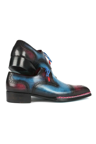 Paul Parkman 8508 Leather Norwegian Welted Cap Toe Derby (PM6379)-AmbrogioShoes