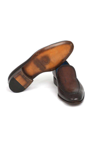 Paul Parkman 874 Perforated Calf-Skin Leather Slip-On Loafers (PM5450)-AmbrogioShoes