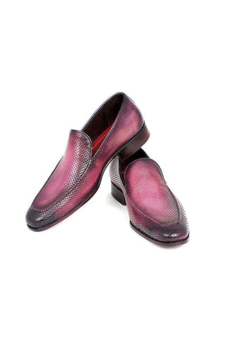 Paul Parkman 874 Perforated Leather Slip-On Loafer-AmbrogioShoes