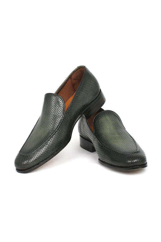 Paul Parkman 874 Perforated Leather Slip-On Loafer-AmbrogioShoes