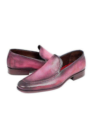 Paul Parkman 874 Perforated Leather Slip-On Loafer-AmbrogioShoes