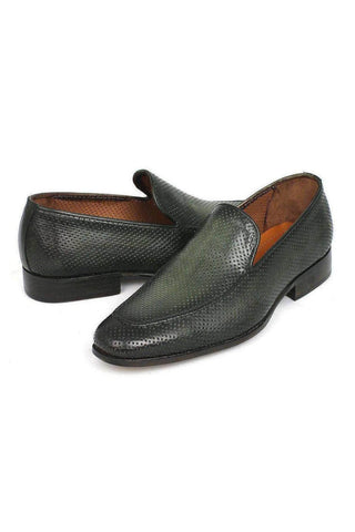 Paul Parkman 874 Perforated Leather Slip-On Loafer