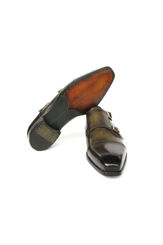 Paul Parkman 9468 Leather Double Monk Strap (PM6416)-AmbrogioShoes